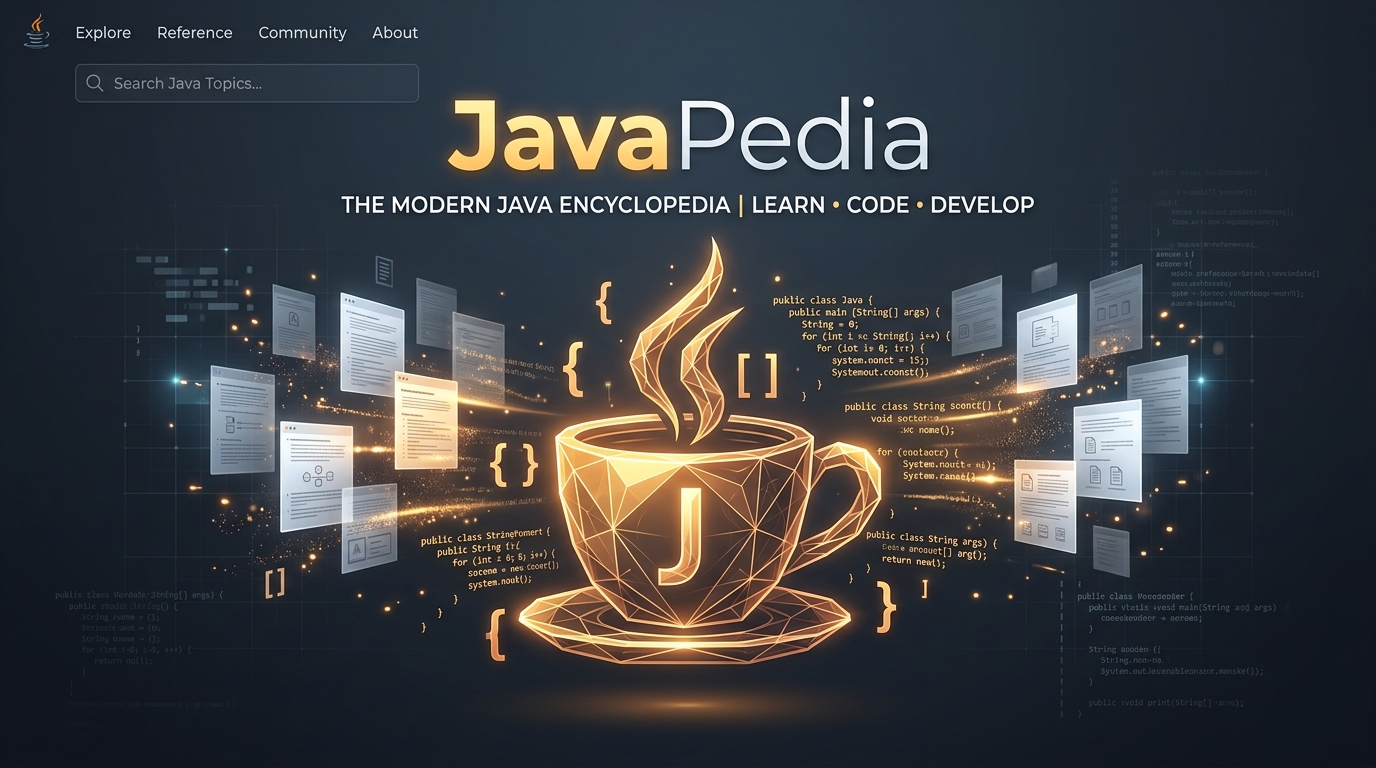 JavaPedia — Enciclopedia Java